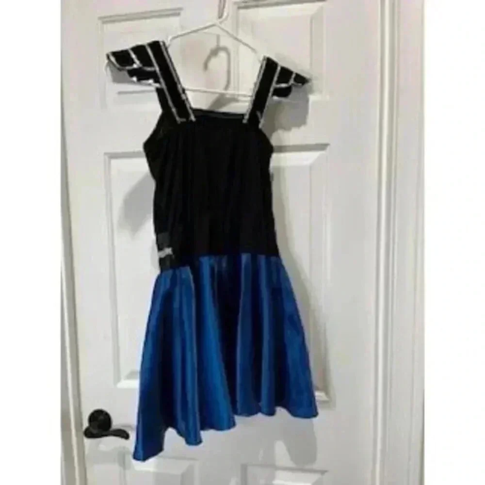 Harry Potter Ravenclaw Costume Blue‎ And Black Dress Girls Size Large